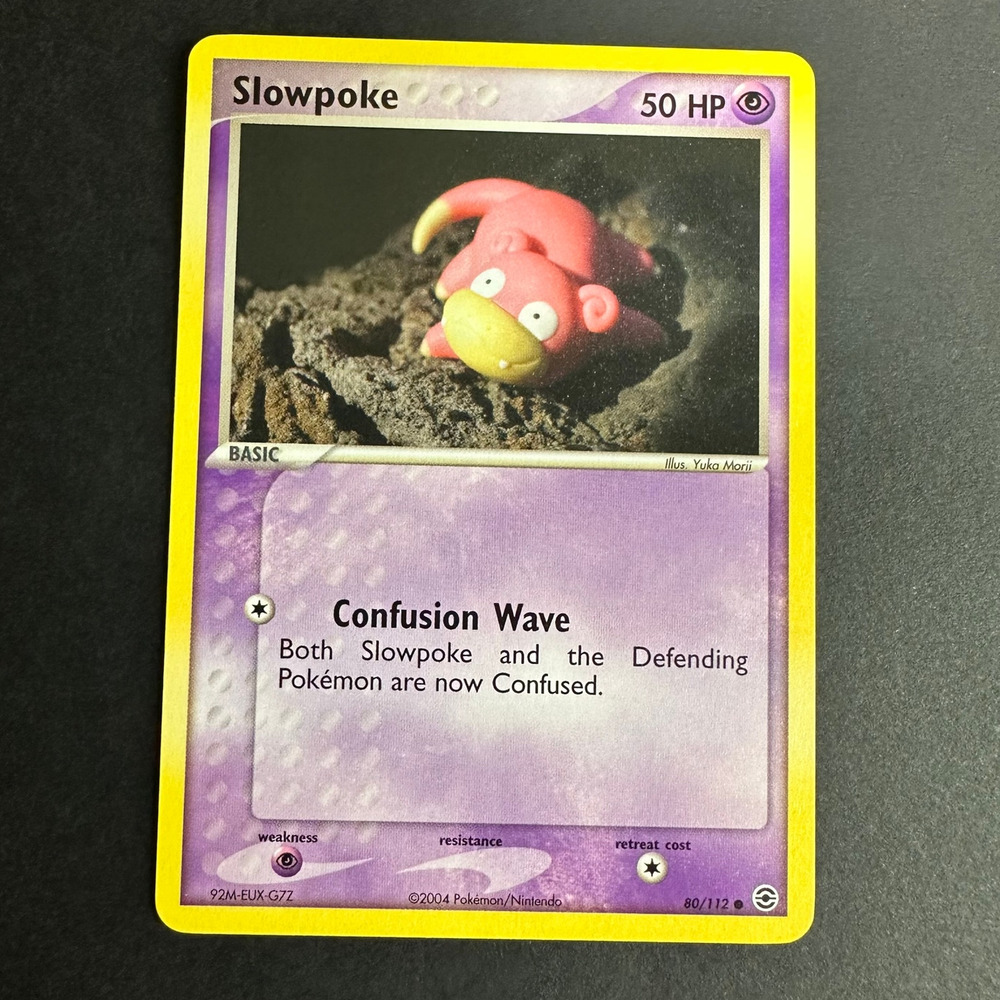 Pokemon TCG Slowpoke EX FireRed & LeafGreen 80/112 Common Near Mint